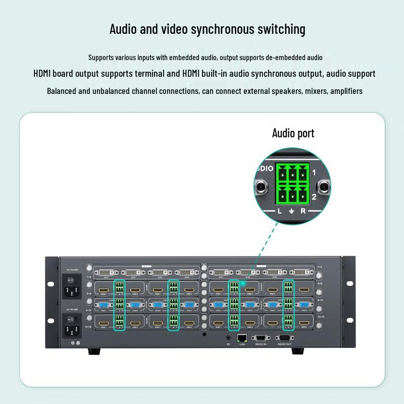 MT-viki 16x16 Seamless Hybrid Matrix Switcher
