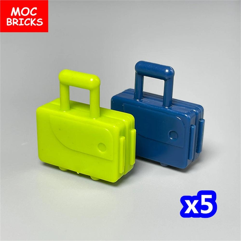 MOC Bricks Bike Notebook Camera Dollar Luggage Trash Bottle City Accessories View DIY Educational Building Blocks Friends Gifts