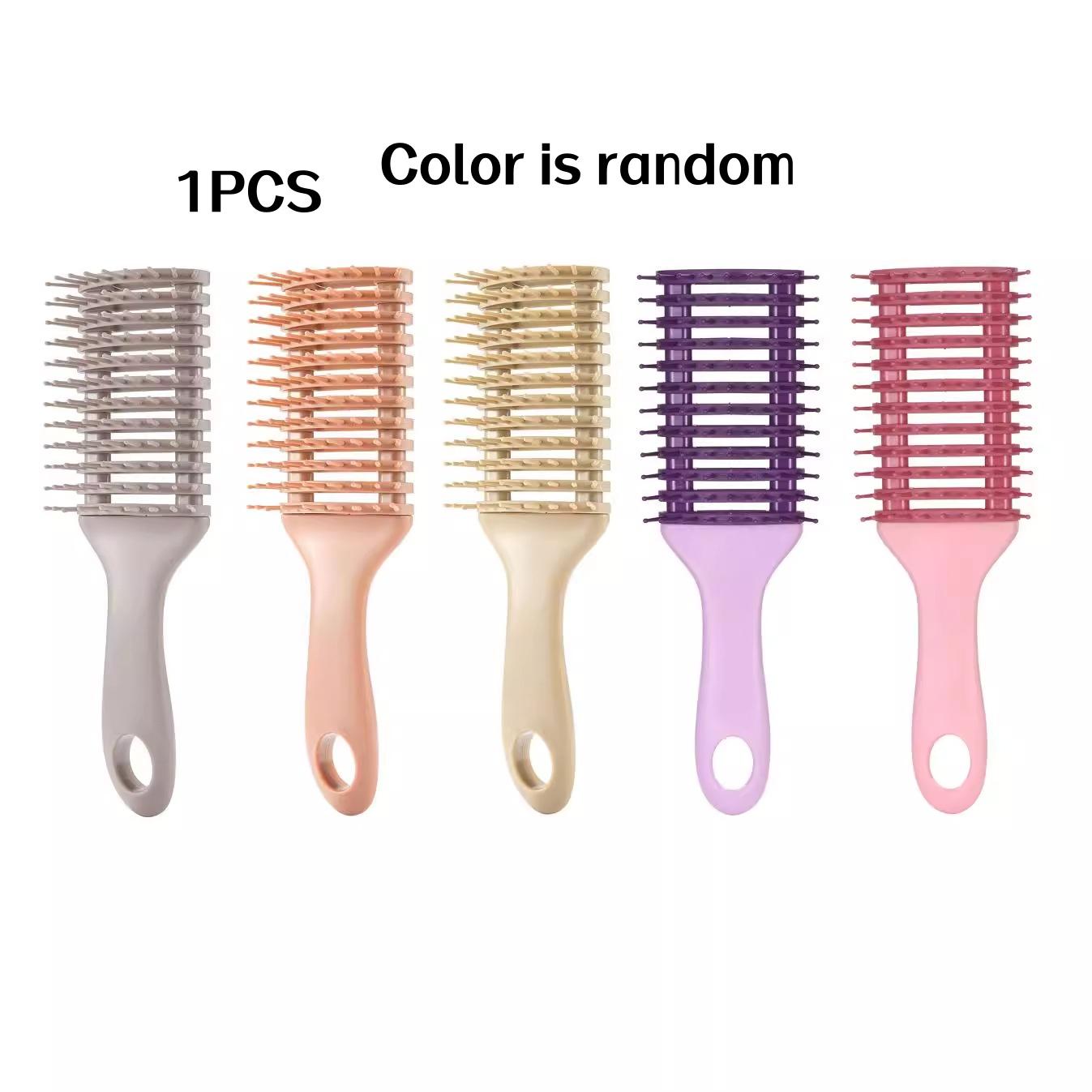 

1 Случайный цвет Подпрыгивающая расческа для укладки локонов Массажная расческа для укладки парика Выпрямляющая расческа Массажная расческа Расческа с воздушной подушкой Отличный подарок на Новый год