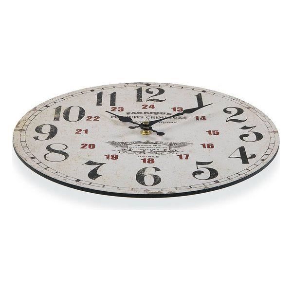 Horloge Murale Pharmautique Bois (4 X 30 X 30 Cm)