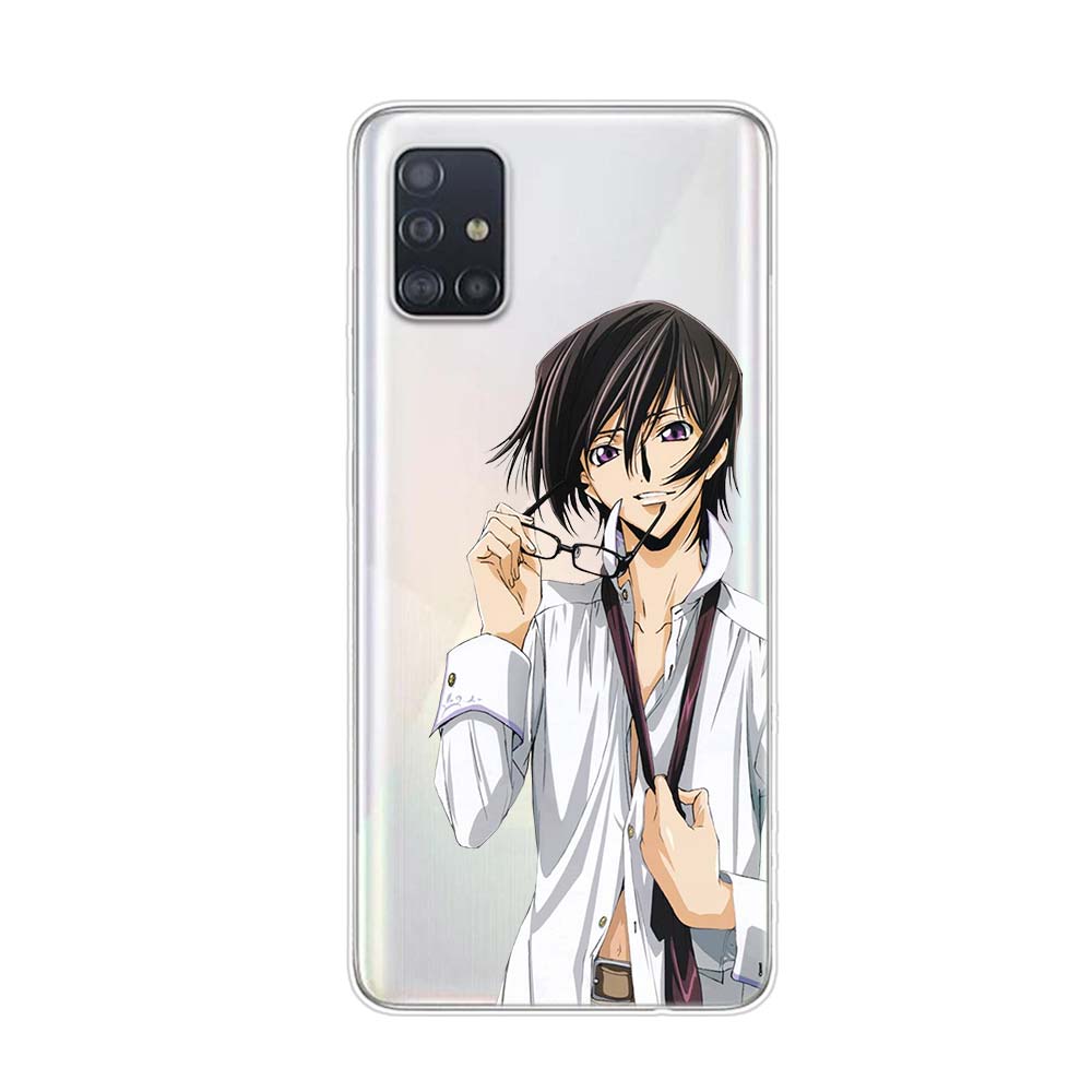 Anime Code Geass Lelouch For Samsung Galaxy A01 A11 A12 A22 A21S A31 A41 A42 A51 A71 A32 A52 A72 A02S Silicone Phone Case