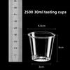 Thickened Disposable Cups Hard Airline Cups Heat Resistant Plastic Cups for Home Tea Wine