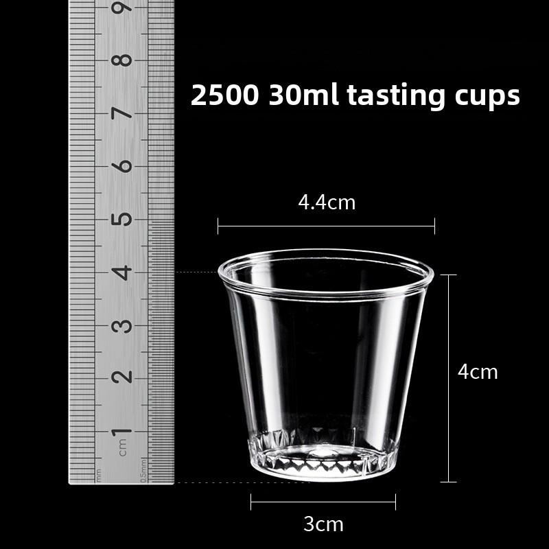 Thickened Disposable Cups Hard Airline Cups Heat Resistant Plastic Cups for Home Tea Wine