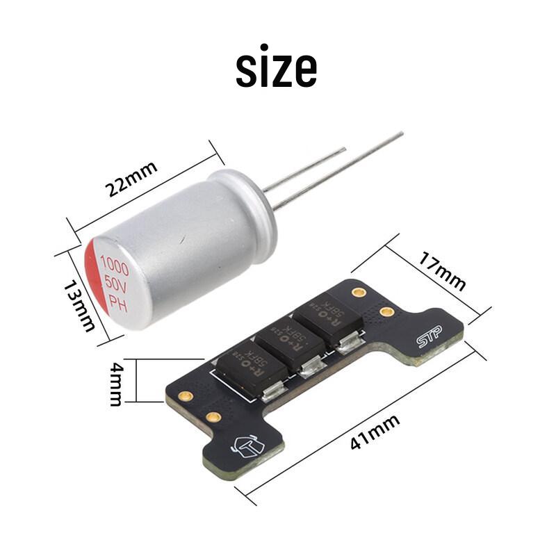 RUSHFPV PFB PRO Voltage Spike Filter & Capacitor