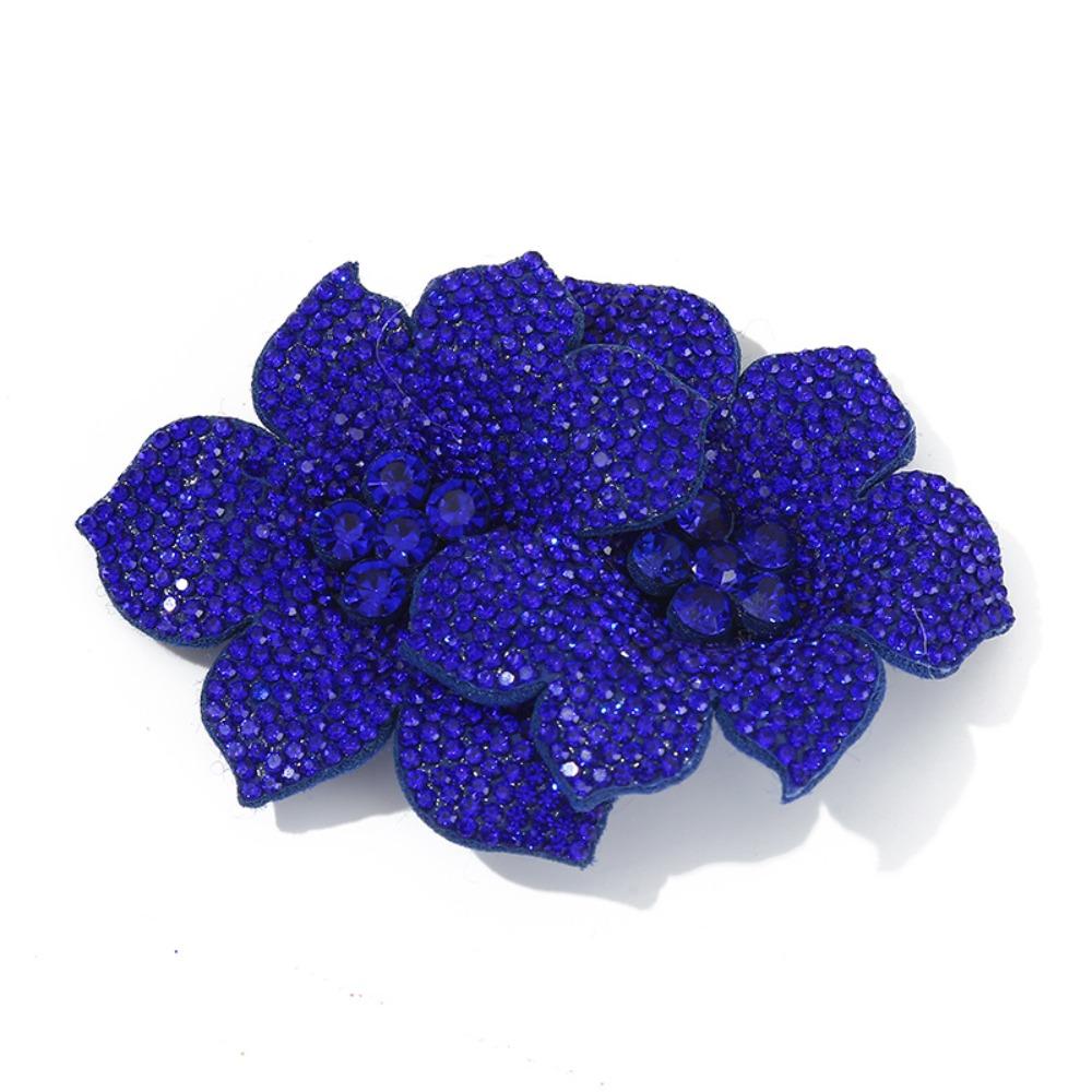 Sparkling Flower Brooch Fabrics DIY Craft Sewing Supplies Rose Brooch Fabrics  Shoe Decoration