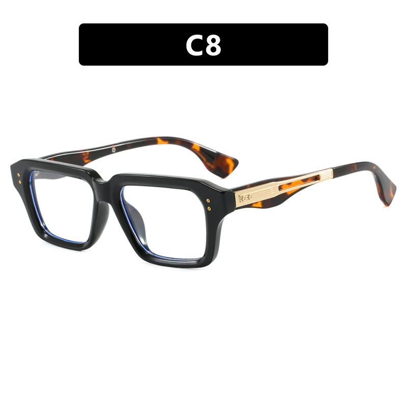 JYL Square Rivet Sunglasses UV400 Unisex Vintage Punk Driving / 5206