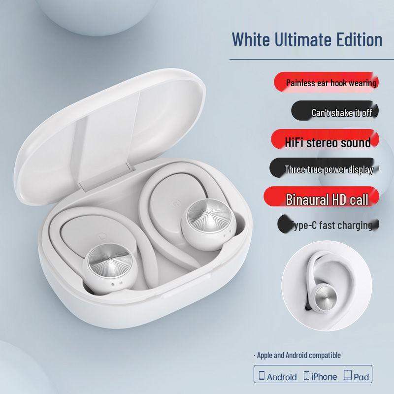 Huawei Android Apple OPPO Xiaomi Wireless Bluetooth Earbuds with Ultra-Long Battery Life for Sports