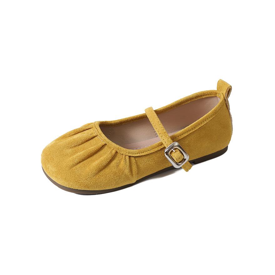 Franse retro damesschoenen zachtzool schoenen zomer Koreaanse versie designgevoel met rode Mary Jane enkelschoenen platte schoenen