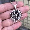 Necklace Vintage Viking Sun Necklace Pendant