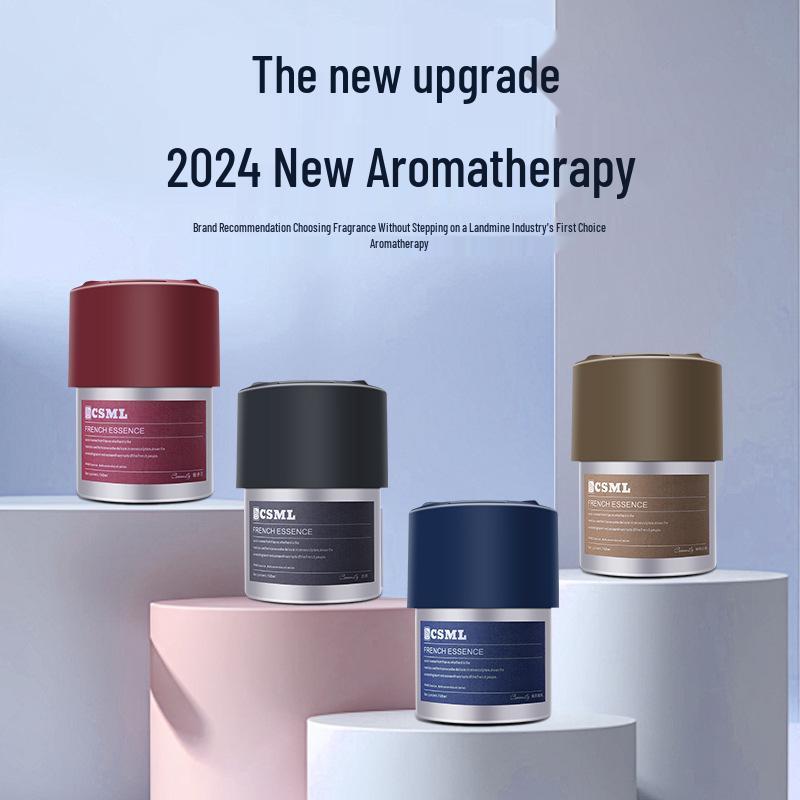 Cross-Border Car Aromatherapy Deodorant Balm - Summer Solid Perfume for Cup Holder