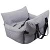 Universal All-Season Car Rear Seat Dog Bed: Removable, Washable, Handbag-Style Design.