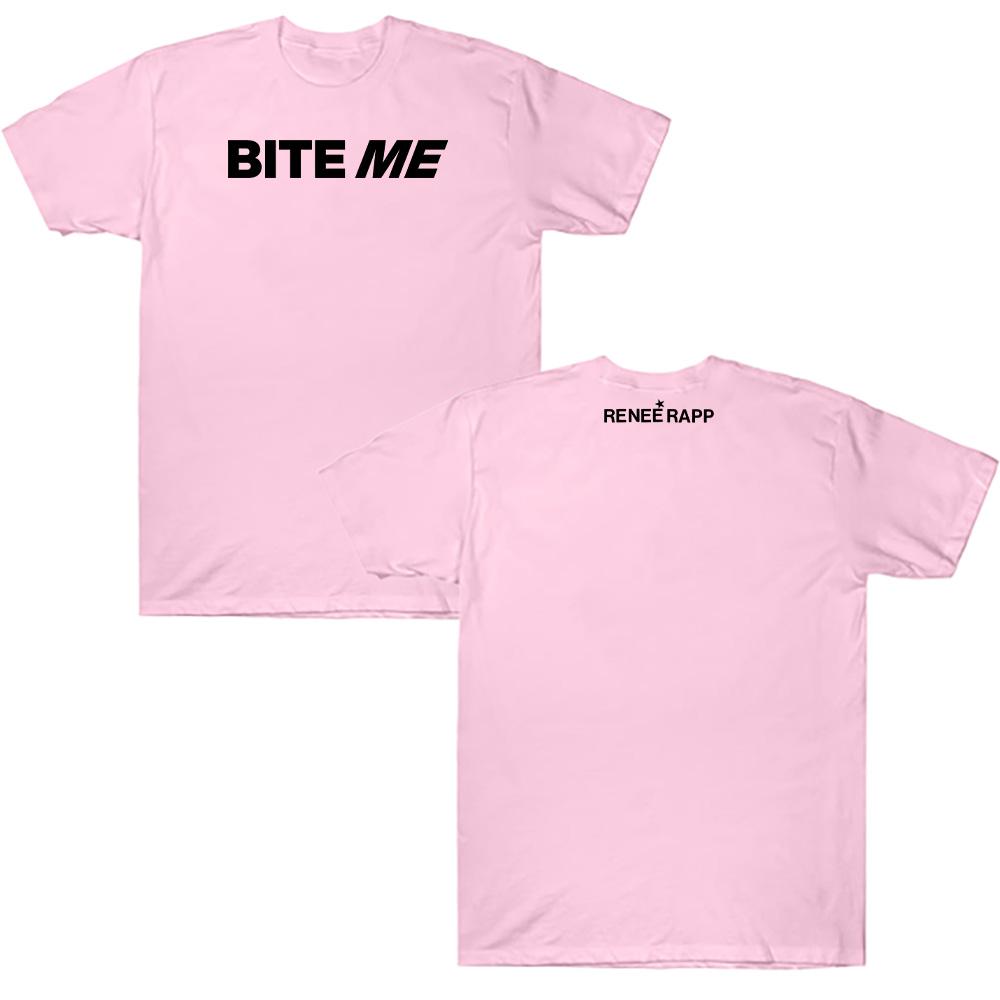 Reneé Rapp Singer Album Print Tshirts Bite Me T-shirt Cotton Soft Unisex Streetwear Short Sleeve O-neck Women T Shirt Loose Tees