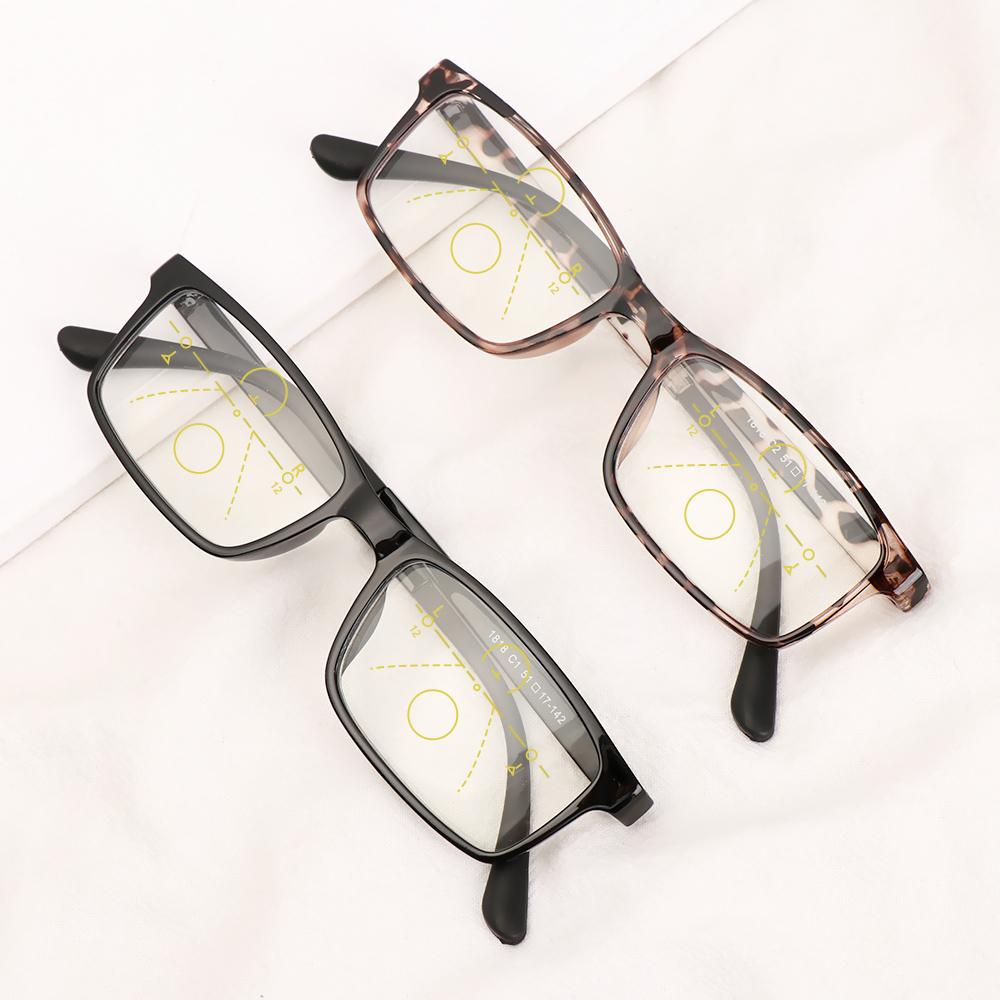1PC Progressive Reading Glasses Men Women Multifocal Bifocal  Anti Blue Light Magnifying Presbyopic EyeGlasses +1.0~+4.0