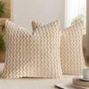 Corduroy Bubble Pillow Cushion For Home Office Sofa Bed Soft Comfortable Support Neck Back Rest
