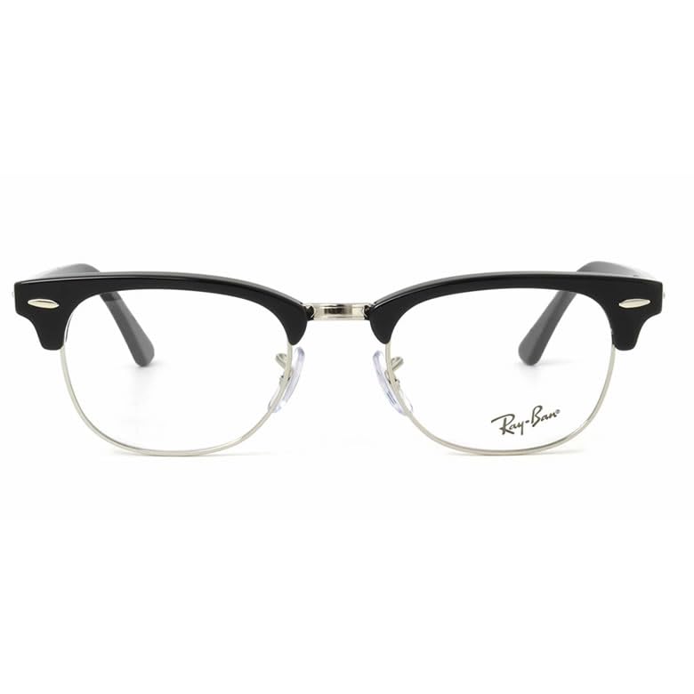 Authentic Clubmaster RX5154 2000 Eyeglasses Size with Light Color Lens Clubmaster Light Size Ray-Ban Frames, 49/51, Set. Ray-Ban Sunglasses, Blue, 49.