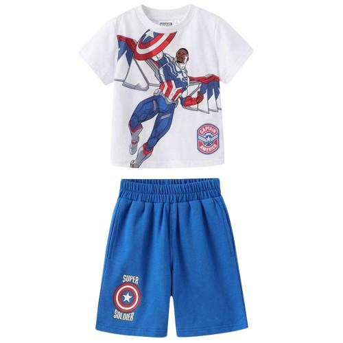Captain America Childrens/Kids Captain America & Falcon T-Shirt & Shorts Set
