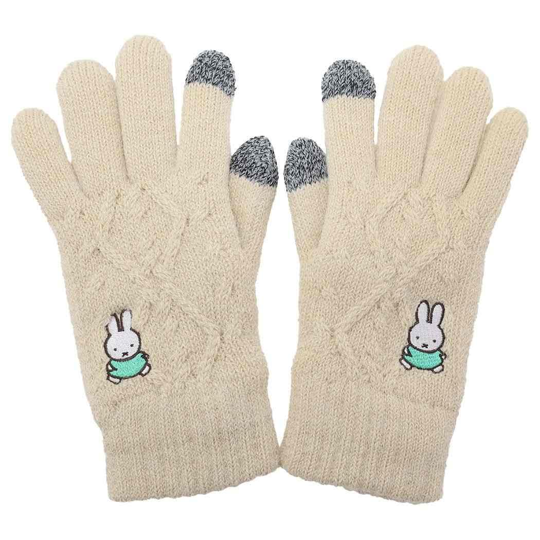 

[Small Planet] Miffy [Gloves] Smartphone Compatible Cable Gloves/Walking Dick Bruna