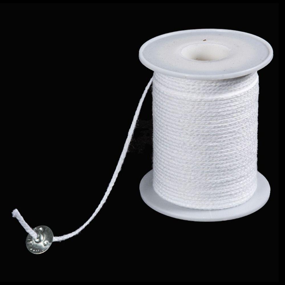 White Cotton Core 61 Meter/Roll Candle Handmade New Candle Core  Household