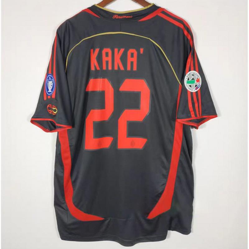 Vintage Trikot Fußballtrikot Trainings trikot Klassischer Sternendruck Verein AC Barcelona C Romesi Trikot