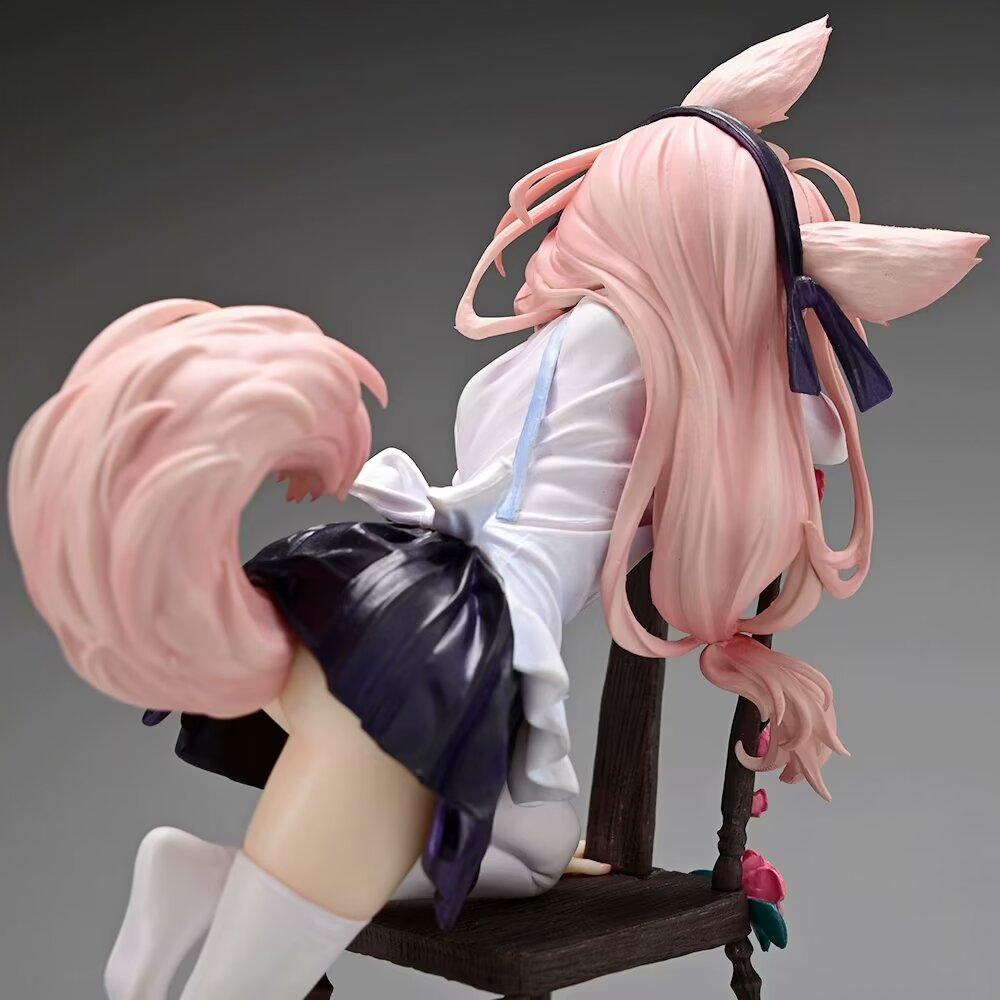 Anime figurka Gk Rabbit Flova Akční figurka Krásná panenka Králík Flova Socha Dívka Pvc Sběratelské hračky