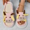 Fashion Cozy Slippers Women Indoor Cute Lightweight Women Sandals Shoes Fashion Cartoon Casual Slides Soft Big Size Sandal for Women