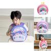 Kids Cartoon Donut Shell Backpack With Cartoon Rainbow Design For School Kids