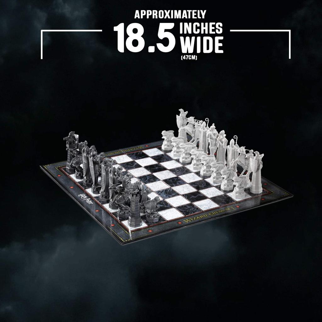 Noble Collection - Echiquier des Sorciers Harry Potter + 32 pièces - 0849241002455