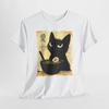 Funny Cat Ramen Graphic Tee Japanese Kawaii Anime Cat T-Shirt