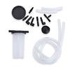 DIY Brake Fluid Bleeder Tools Vacuum Pistol Pump Tester Kit Aluminum Pump Body Pressure Vacuum Gauge