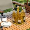 Beer Holder 6 Bottles Refrigerator Beer Rack Wine Hand Basket Drinking Display Stand For Restaurants Nightclubs Dance Parties
