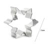 6Pcs/Set Christmas Cookie Cutter Gingerbread Xmas Tree Mold Christmas Cake Decoration Tool Navidad Gift DIY Baking Biscuit Mould
