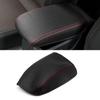 Skórzane pokrowce na podłokietniki do VW Golf 7 2014 2015 2016 drzwi wewnętrzne/centralny podłokietnik pokrywa panelu chroń tapicerkę tylko LHD 4 drzwi samochodu