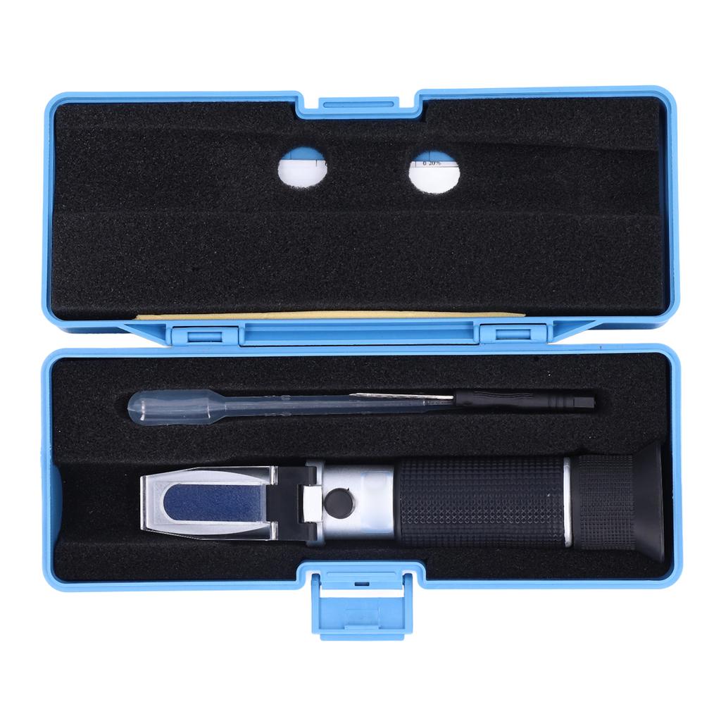 Brix Refractometer Meter Gauge Dual Scale Handheld Measuring Tool for Sugar Brewing