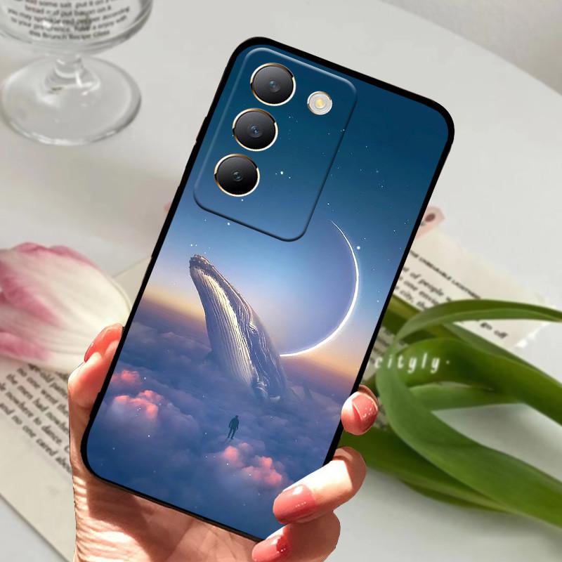 For Vivo V40 SE Case Cool Animals Soft Silicone TPU Phone Cover For Vivo V40 SE 5G Back Cover Bumper Protector Soft Bag TPU Capa