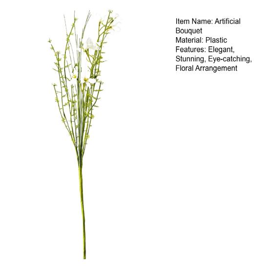 Künstlicher Wildblumenstrauß Sommer Frühling Falsche Blumenäste für DIY Brautsträuße Hochzeitsblumengesteck Tischdekorationen