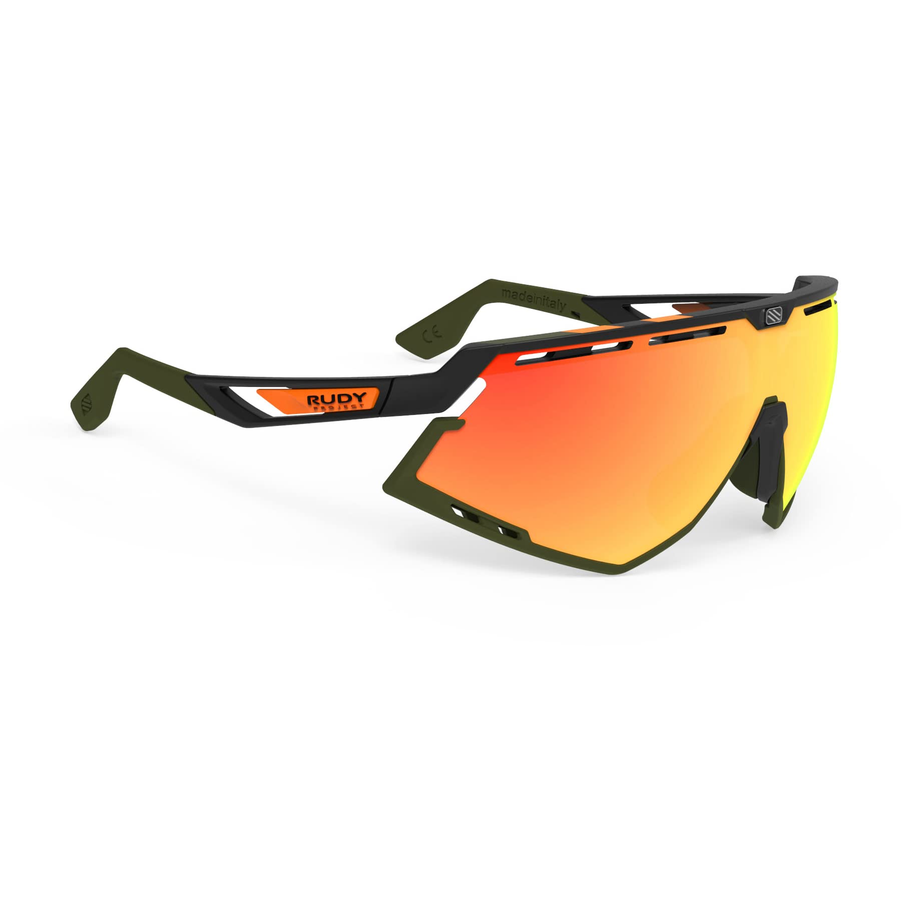 

Солнцезащитные очки Rudy Project DEFENDER Sports Black Matte Orange, Оправа, Линзы Multi-Laser, SP524006-0020