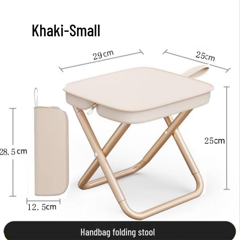 Portable Folding Stool for Camping, Fishing, and Queuing - Compact Outdoor Chair