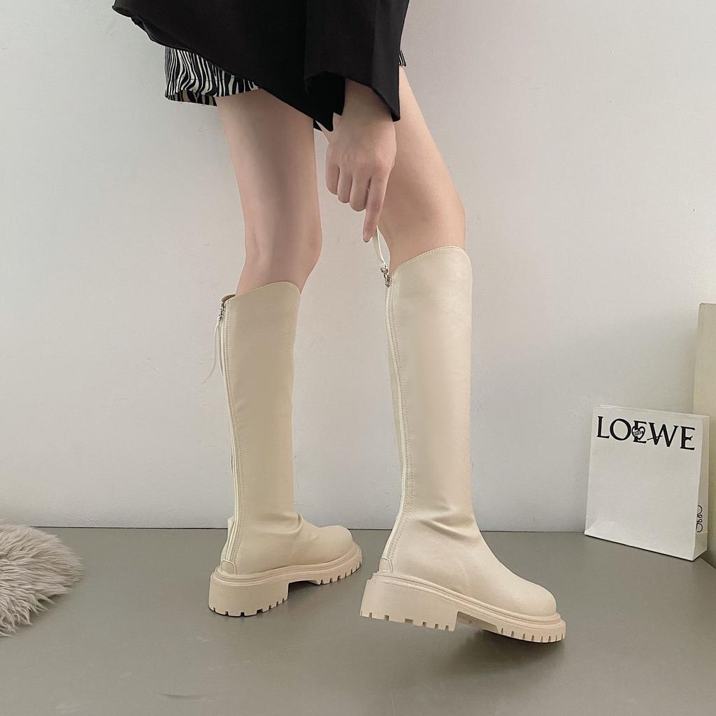 British style but knee boots women's 2025 spring and autumn new high-end trendy cool knight boots ins popular boots
