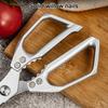 Stainless Steel Kitchen Scissors Sharp Meat Shears Heavy Duty Poultry Shears Ergonomic Handle Japanese Cooking Scissor for Chicken Bones Fish Pork