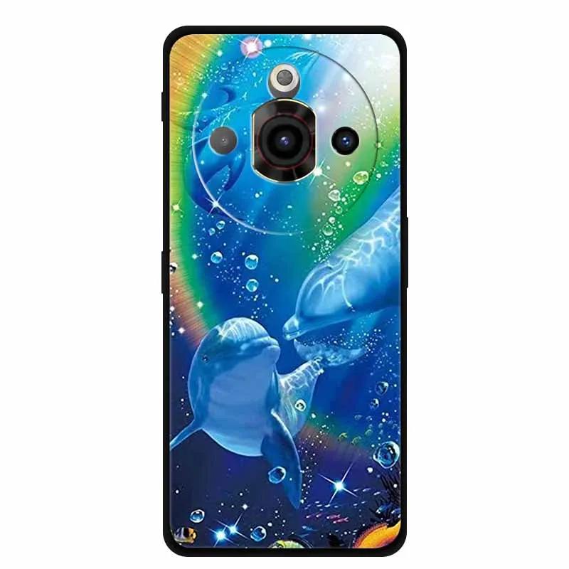 Funda For ZTE Nubia Focus Pro 5G Soft Bumper For Nubia Focus Pro Black Silicone Phone Cases Nubia Focus Pro 5G Protective Coque