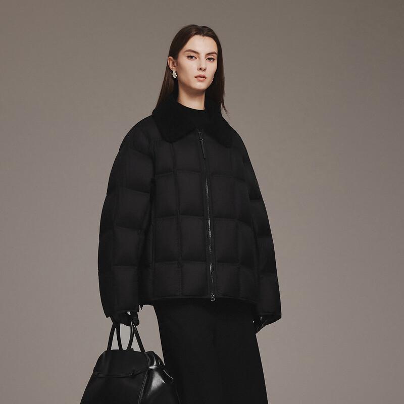 Tanboer Women's TB5530378Z Stand Collar Short Down Jacket