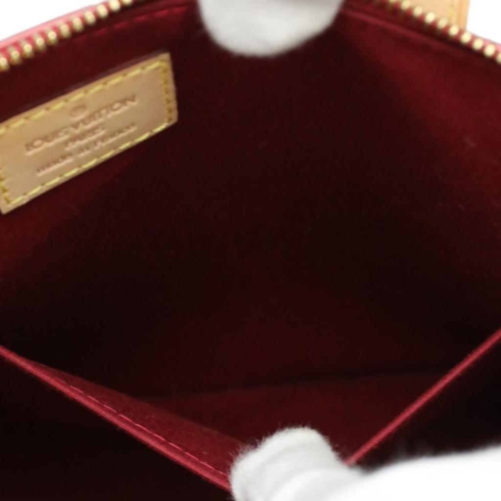 LOUIS VUITTON Vernis Belvee PM Handbag Vernis Pomdamul Women M93583 Used