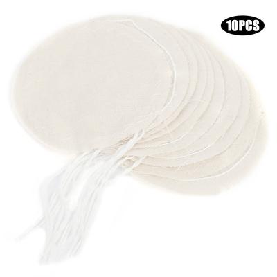 10 szt. Nylon spożywczy Syfonowa tkanina Filtr do kawy Okrągły filtr z tkaniny do drippera do kawy