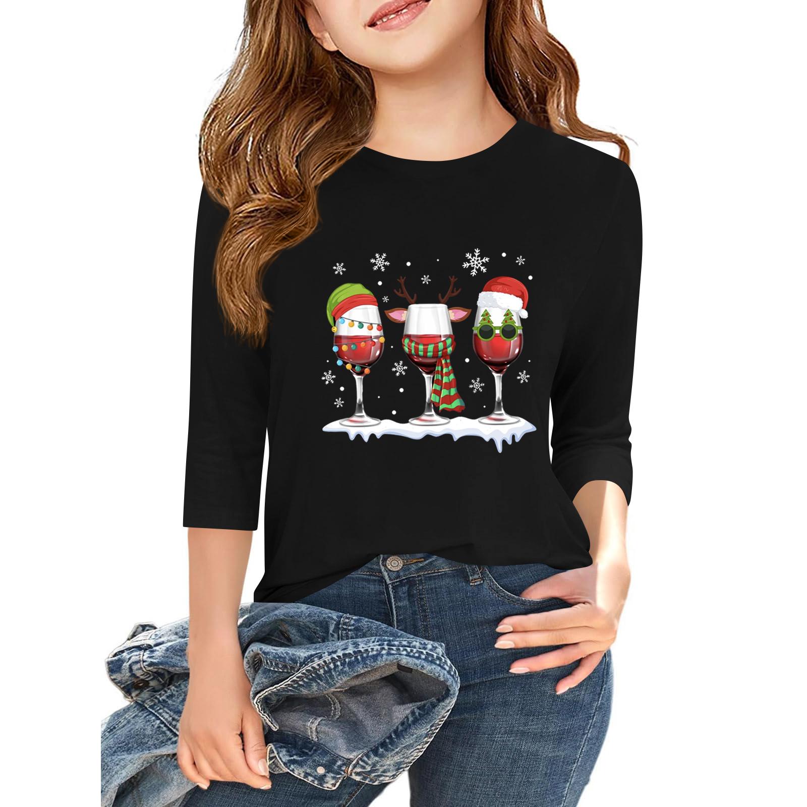 

Детская повседневная футболка с круглым вырезом и принтом «День независимости» с рукавом 3/4 110 чёрный