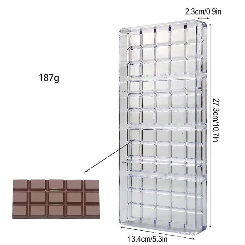 3D Polycarbonate Chocolate Molds Sphere Diamond Chocolate Bombs Bonbons Candy Bar Professional Confectionery Baking Pastry Tools