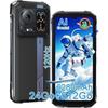 Téléphone Portable Incassable HOTWAV Cyber 16 Pro 24Go+512Go 6.6" 6280mAh Smartphone Robuste 108MP Caméra Dual SIM 4G/NFC Noir