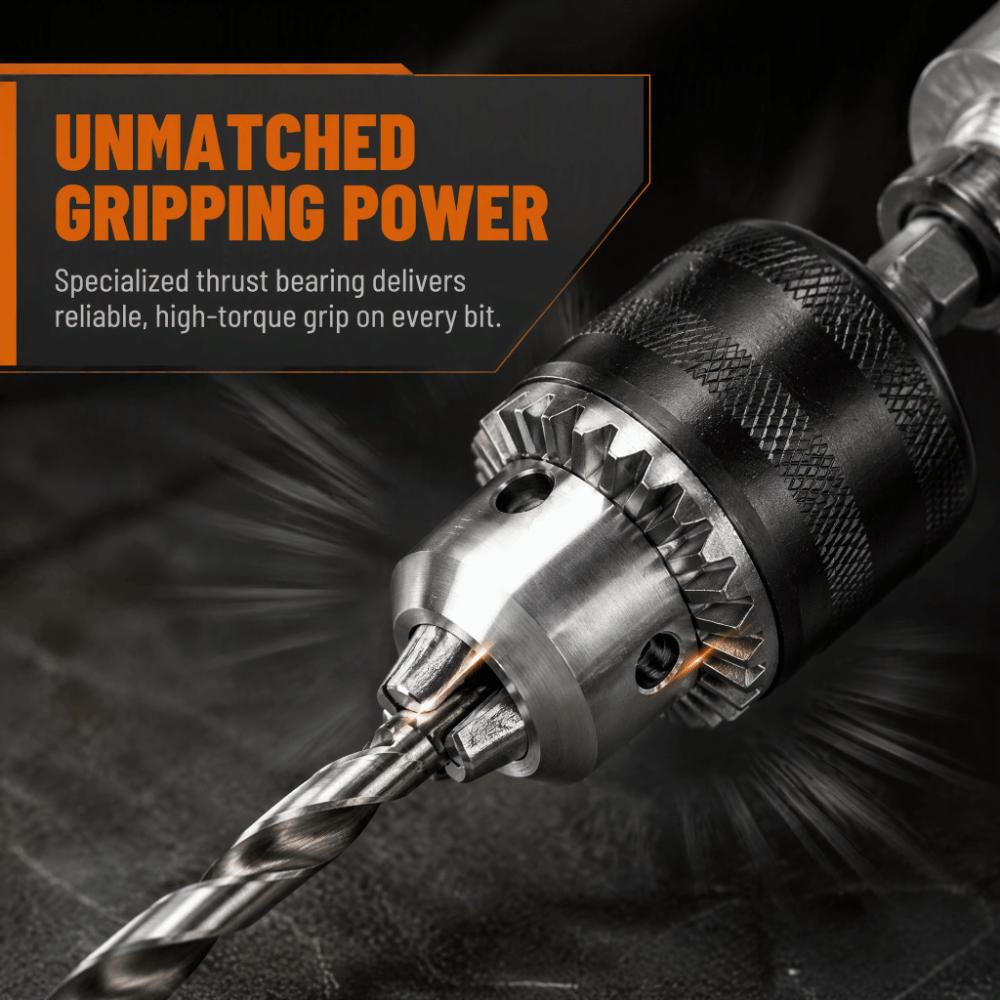 1/4" Hex Shank Keyed Drill Chuck 1/2-20UNF Mount Conversion Adapter Chuck For Fixing Drilling