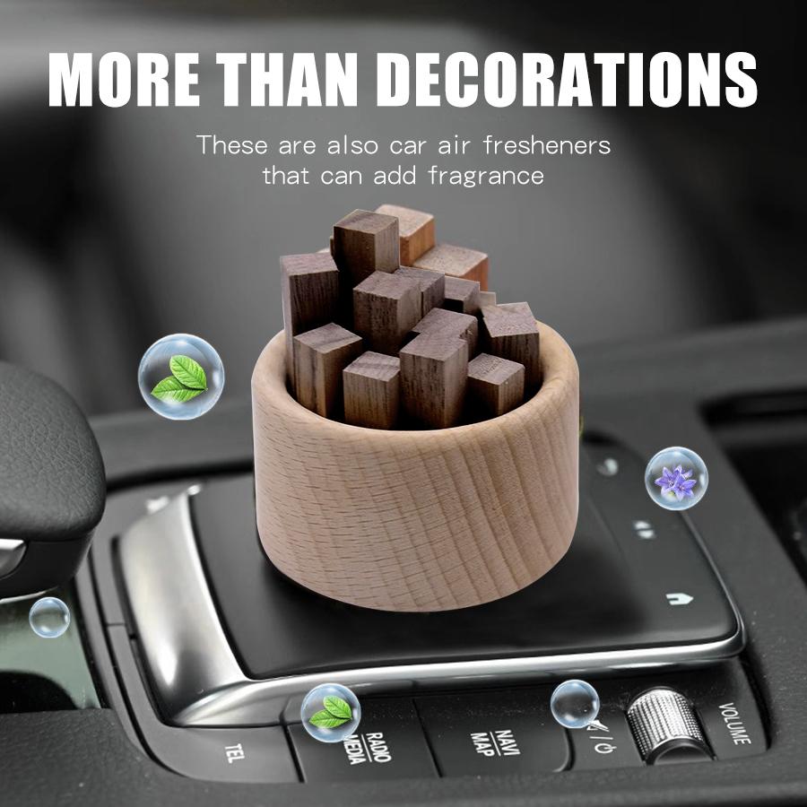 No perfume DIY fragrance wood stick aroma diffuser home accessories ornament aromatherapy car air freshener decoration dashboard
