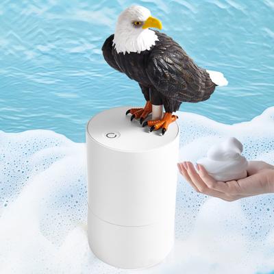 Dispensador de Jabón Forma de Águila Dispensador de Jabón de Manos en Espuma con Sensor Automático Detección sin Contacto Sensor FIR Dispensador de Jabón Fácil de Limpiar