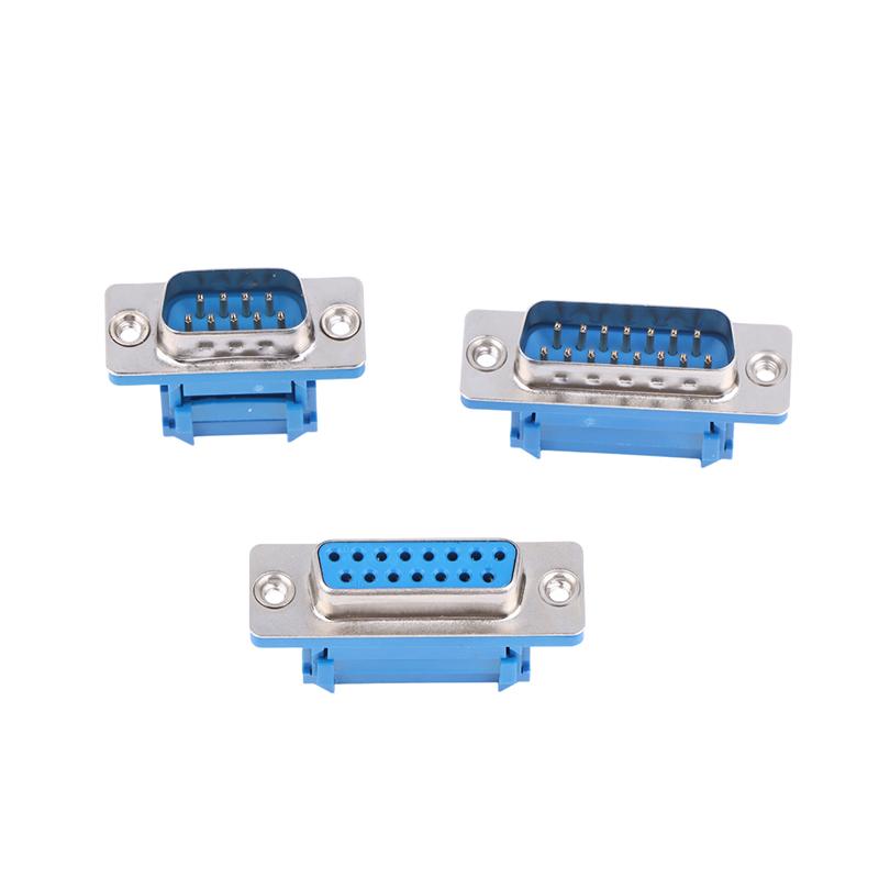 5Pcs Didc Male Female Serial Port Connector Solderless Connectors Db9 Rs232 Serial To Terminal Female Male Adapter Connector
